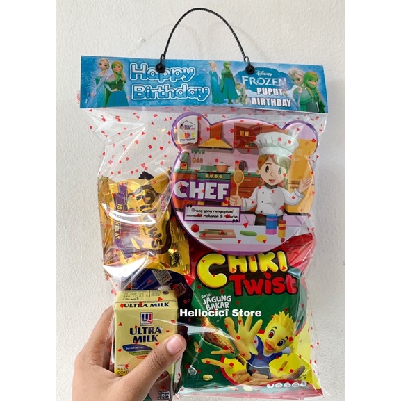 

PARCEL BINGKISAN NEMTEK CUSTOME + LUNCH BOX SNACK KEMASAN ULTAH