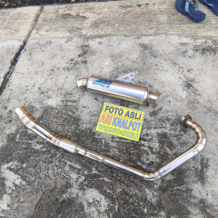TERLARIS KNALPOT DOS JENONG CACING CBR150R CB150R OLD CB150R NEW GTR SONIC WRX GP5