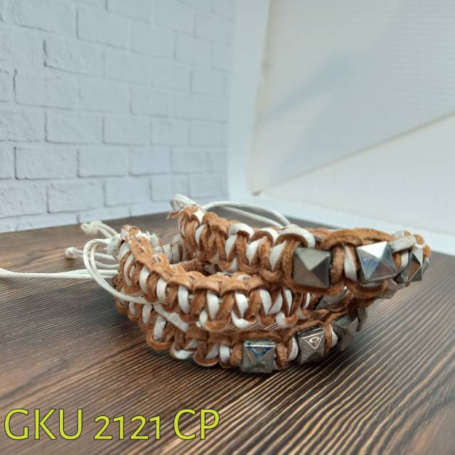 GELANG KULIT ASLI | GKU2121 | LEATHER BRACELET | KIIYOOMII