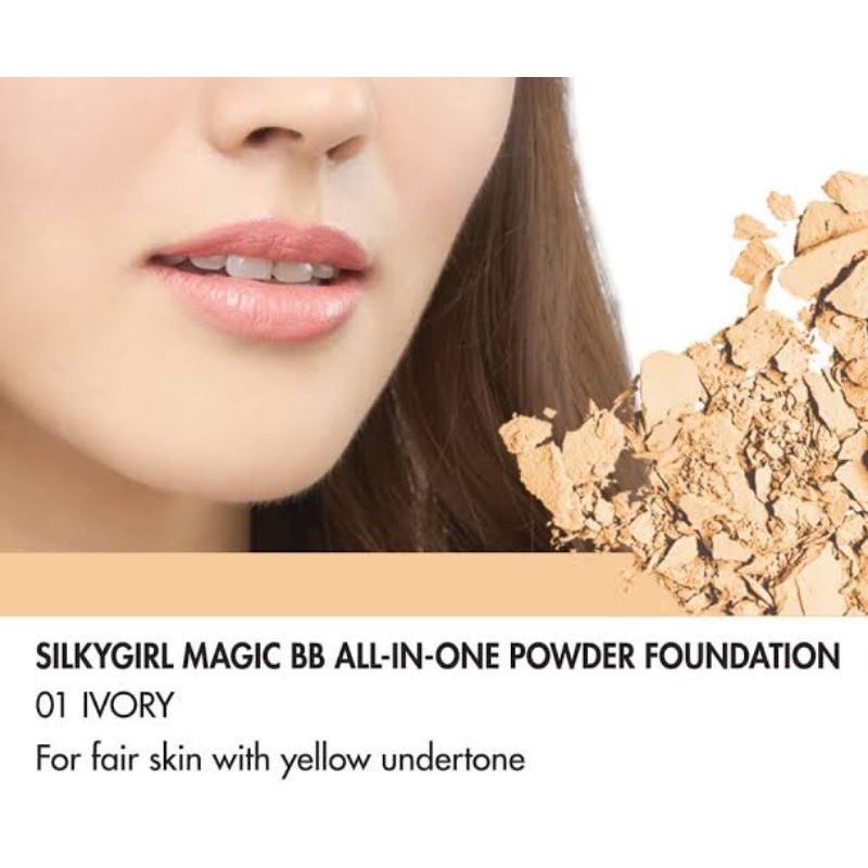 SILKYGIRL MAGIC ALL IN ONE POWDER FOUNDATION SPF 35/PA+++ 9GR @MJ