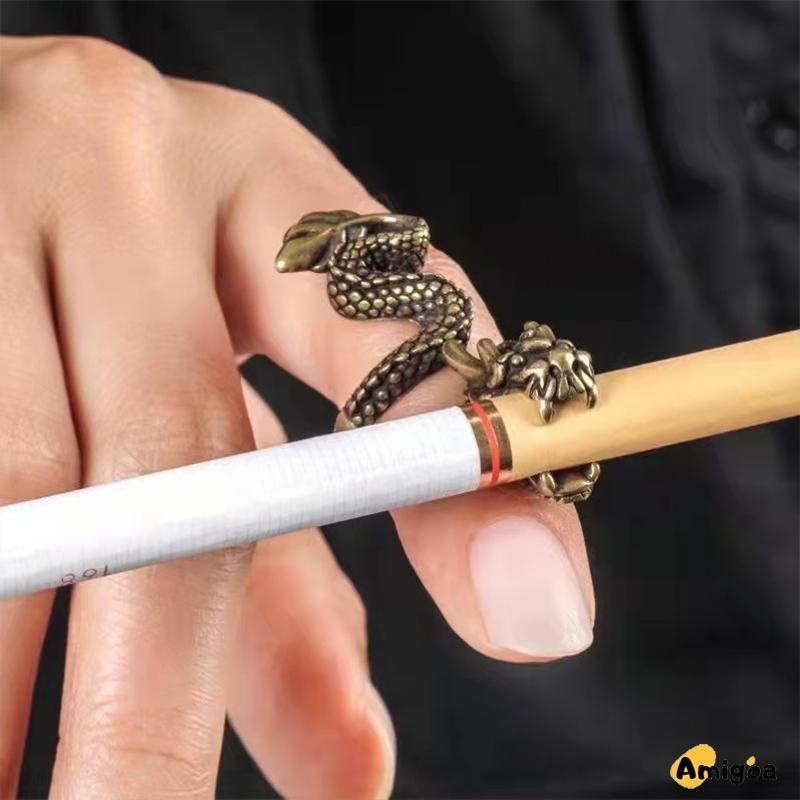 Cincin Holder Rokok Bentuk Naga Untuk Hadiah - AG2