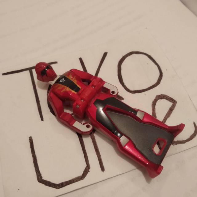 DX Ranger Key Gokai Red (Bandai Japan) - Gokaiger Mainan Power Ranger