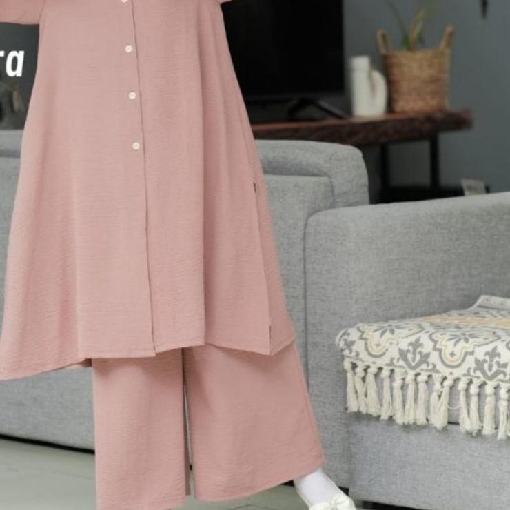 TREND Luna Kids Set Setelan Anak Perempuan Umur 10 11 12 13 14 15 Tahun Stelan Katun Shakilla Atasan