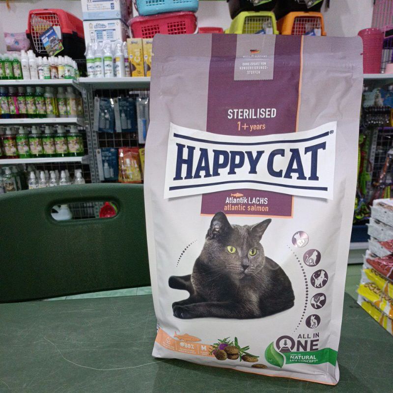 Happy Cat sterilised 1+ kemasan 1.3kg Freshpack/ Happy cat/ Happy pet