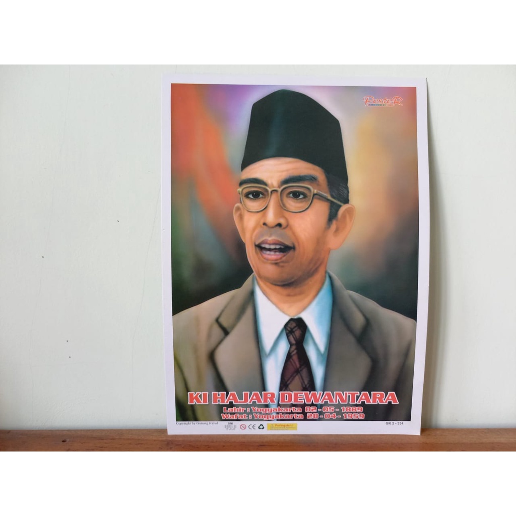 Poster Pahlawan dan Tokoh Nasional RI [UK 25x34 Cm]