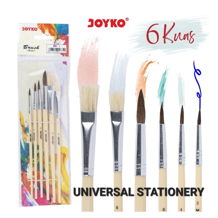 

Kuas Lukis Joyko BR -1 / Kuas Cat Air / Kuas Acrylic Joyko BR-1