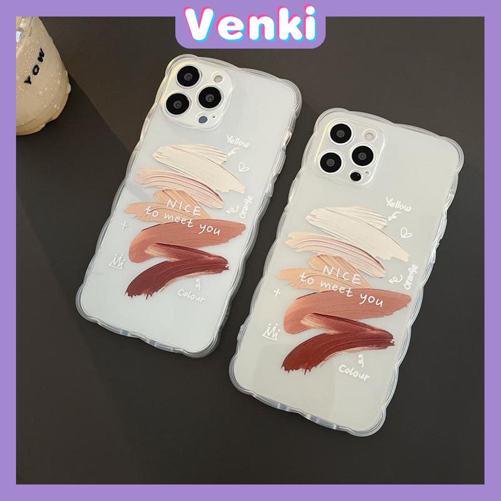 iPhone Case Silicone Soft Case Clear Case Wave Non-Slip Shockproof Camera Full Coverage Protection Paint Art For iPhone 13 Pro Max iPhone 12 Pro Max iPhone 11 iPhone 7 Plus