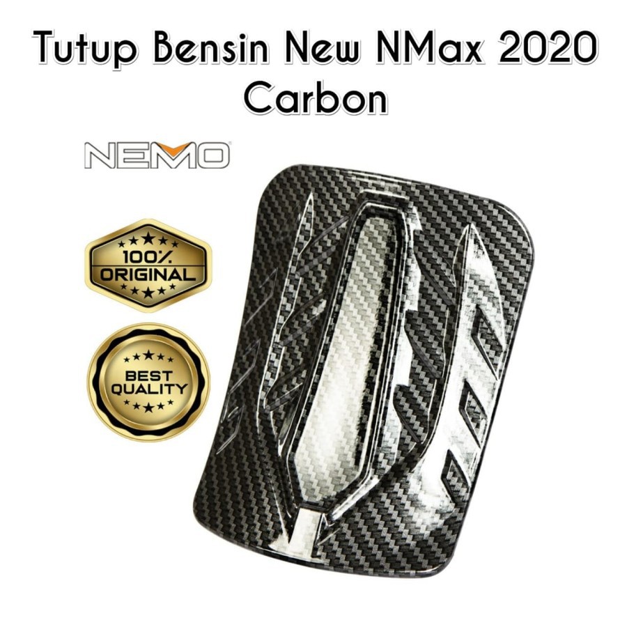 COVER/TUTUP BENSIN NEW N-MAX 2020 CARBON