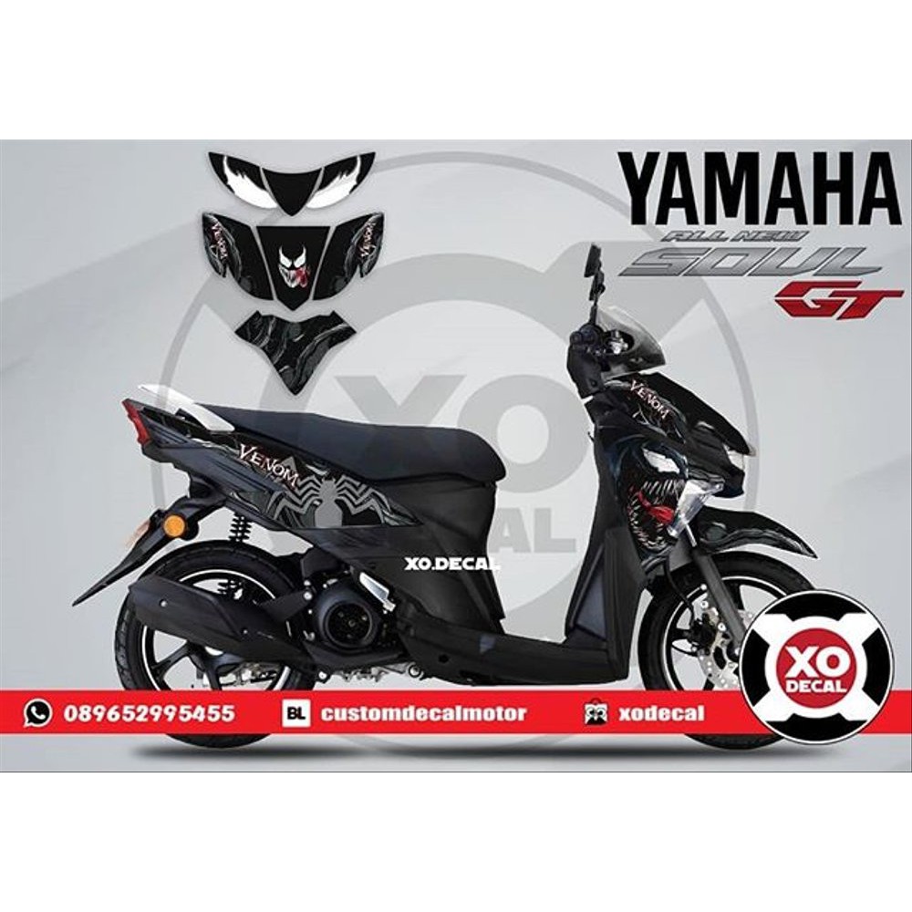 Diskon Decal Sticker Yamaha All New Soul Gt Venom Design Murah