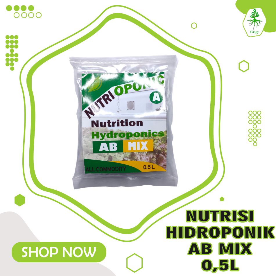 PUPUK HIDROPONIK AB MIX 0,5L / NUTRISI HIROPONIK AB MIX ALL COMODITY