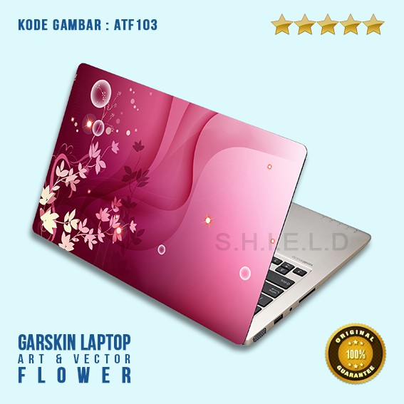 Garskin / Skin / Cover / Stiker Laptop - Flower 3