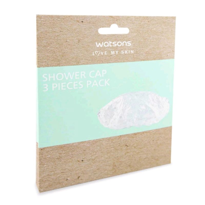 Watsons Shower Cap 3 Pieces Pack