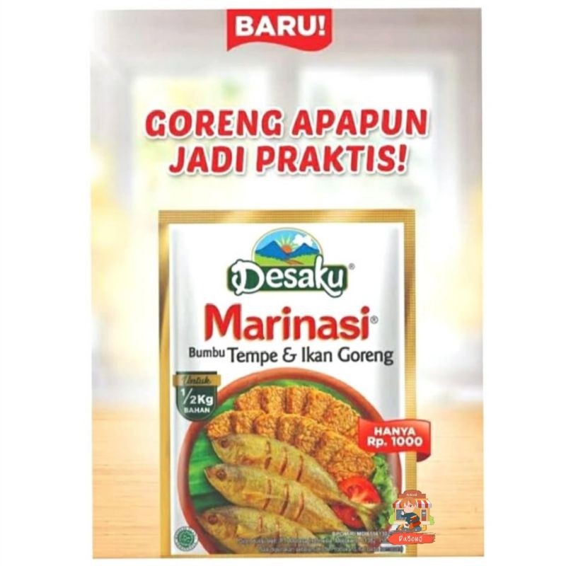 Desaku Marinasi Tempe & Ikan Goreng
