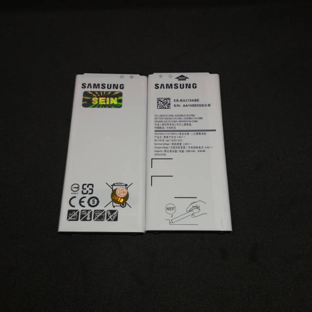 Baterai Original Samsung A3 2016 /EB-BA310ABE /A310/2300mAh /batrai