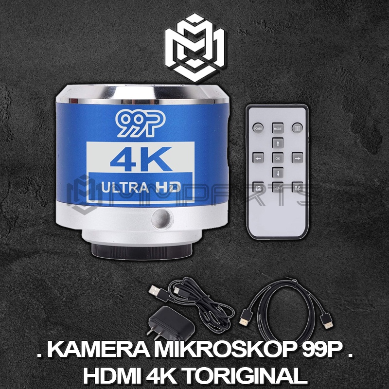 Kamera Mikroskop Trinokuler 99P 4K Ultra HD / Kamera Mikroskop Trinokuler 4K Ultra HD Versi Terbaru 