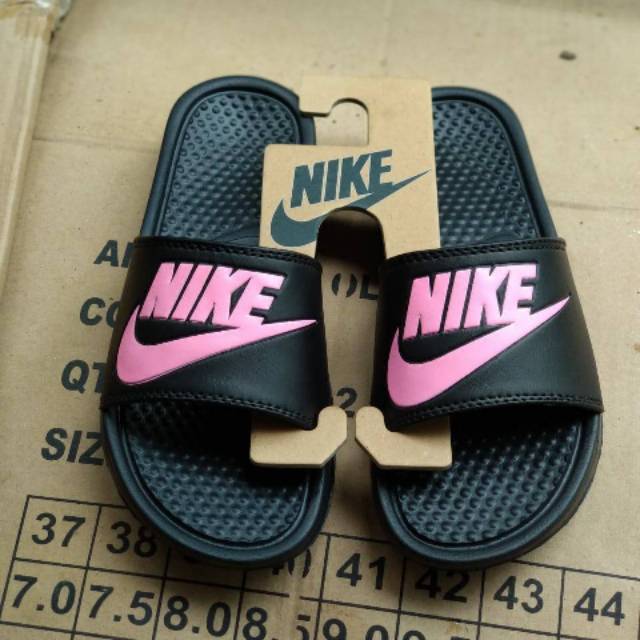 Sandal Nike FLIP FLOP Benassi For Woman, Sandal Wanita Nike FLIP FLOP Benassi Swoosh Sendal Slides