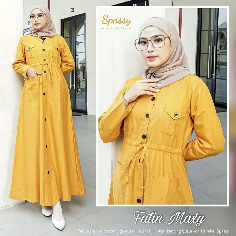 FATIN COTTON MAXY MUSTARD