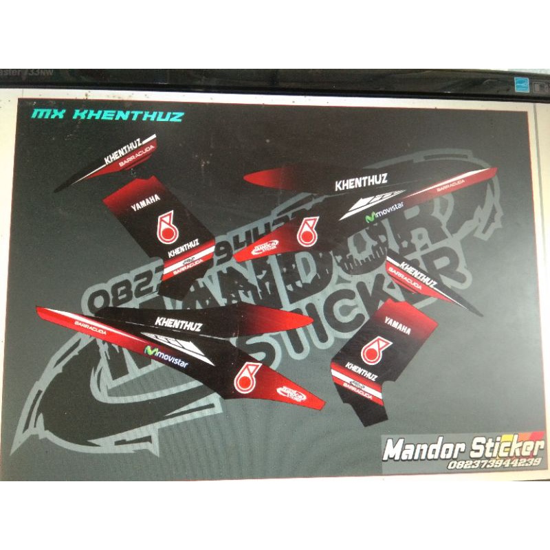 striping jupiter mx, custom sticker jupiter mx lama