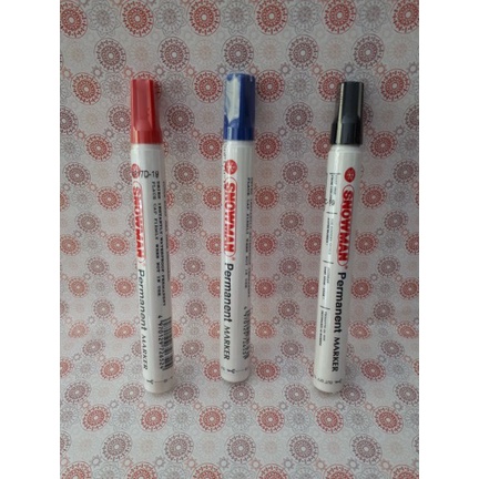 

Spidol Permanent Snowman Marker G12/Spidol Ink Permanen G-12