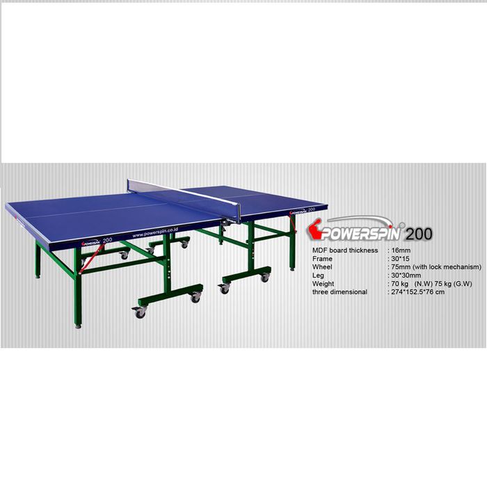 Tenis Meja Pingpong Ping Pong POWERSPIN Power Spin 200