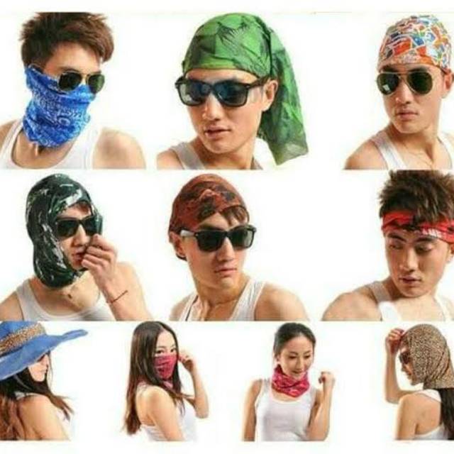 Buff masker motor handban bandana murah