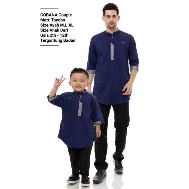 Baju Muslim Ayah dan Anak