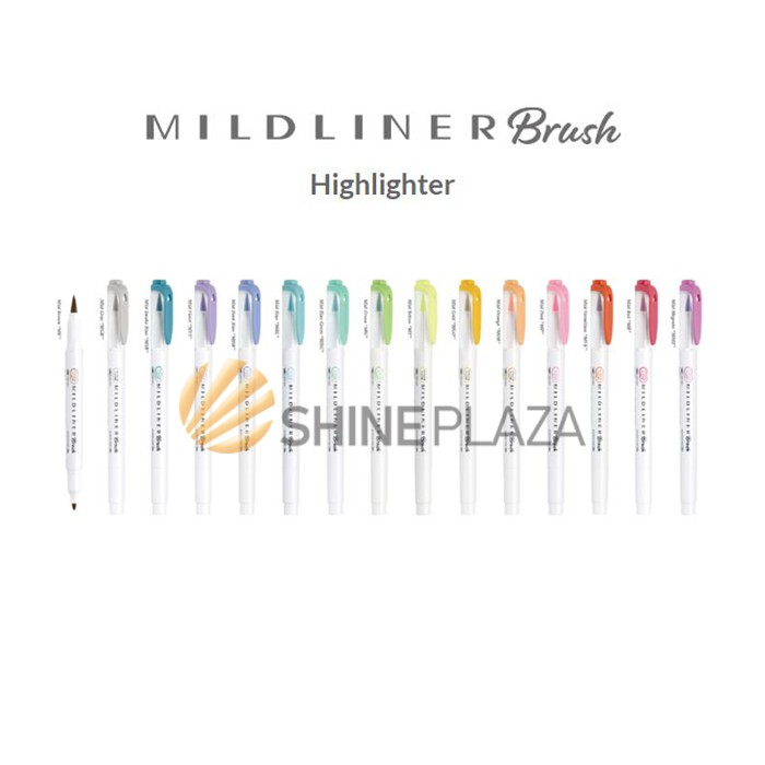 

Mildliner Brush Pastel Highlighter Pen