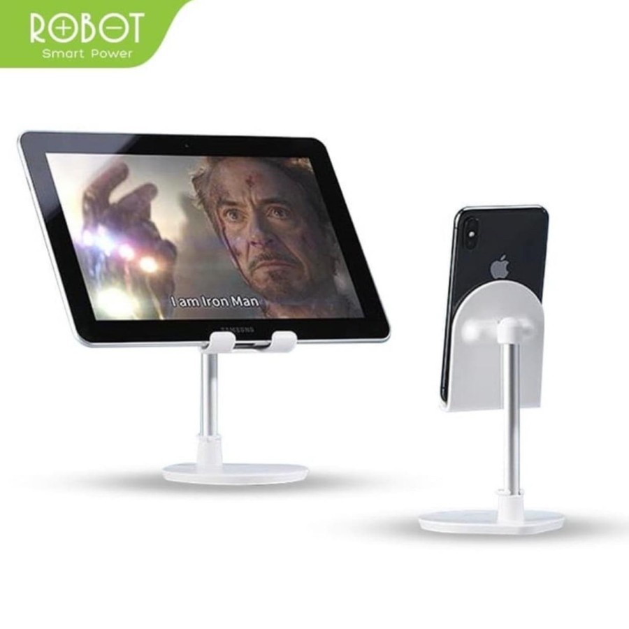 STAND HOLDER ROBOT RT-US05 - PHONE HOLDER ROBOT RT-US05 FOLDABLE ALUMINIUM