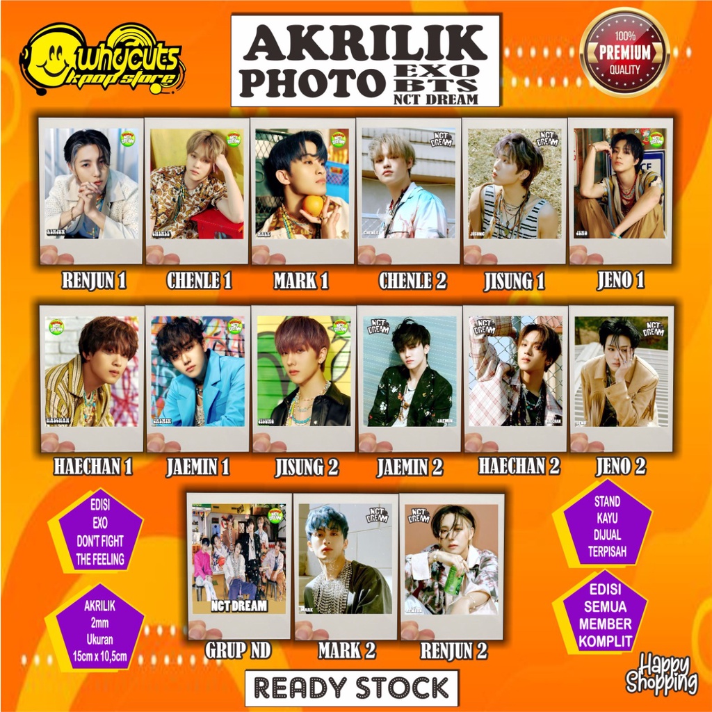 AKRILIK PHOTO KPOP NCT DREAM