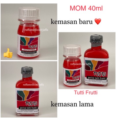 

『BARU』Perisa / Essence “MOM” 40ML rasa TUTTI FRUTTI untuk ES / Minuman / KUE dll