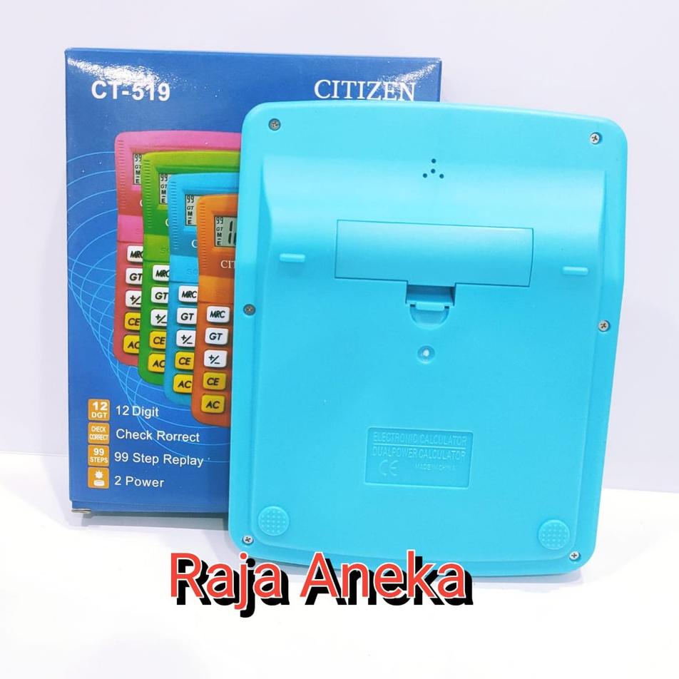 

Terkini SNDQM Kalkulator Citizen 519 Warna CT-519 KALKULATOR MEJA DAGANG CALCULATOR 12 DIGIT CT519 C