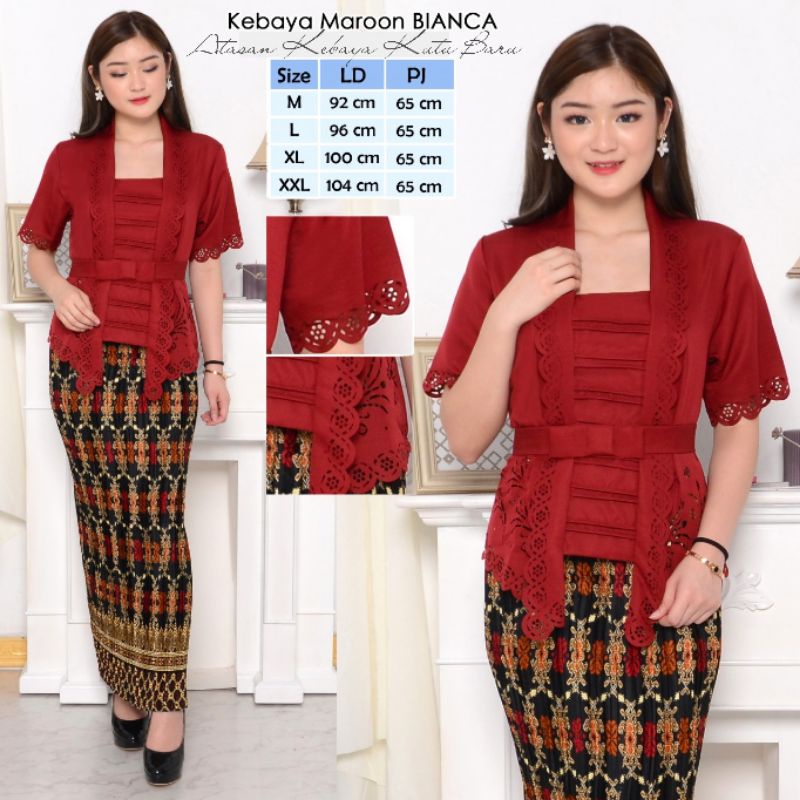 Promo Kebaya Kutu Baru Modern Katun Import