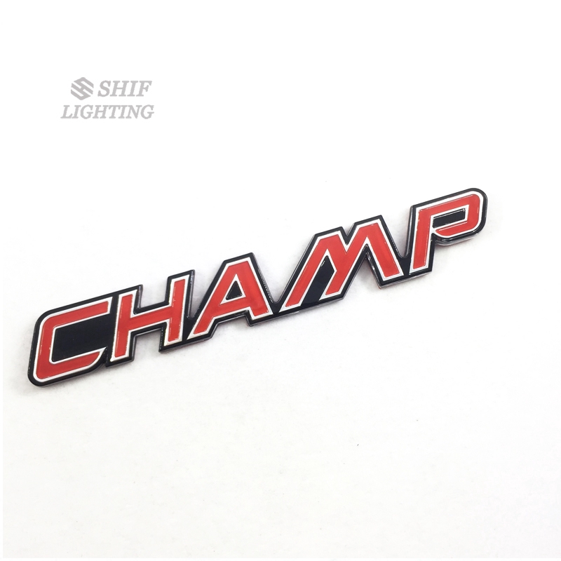 1pc Stiker Emblem Logo CHAMP Bahan ABS Untuk Dekorasi Mobil TOYOTA HILUX VIGO CHAMP