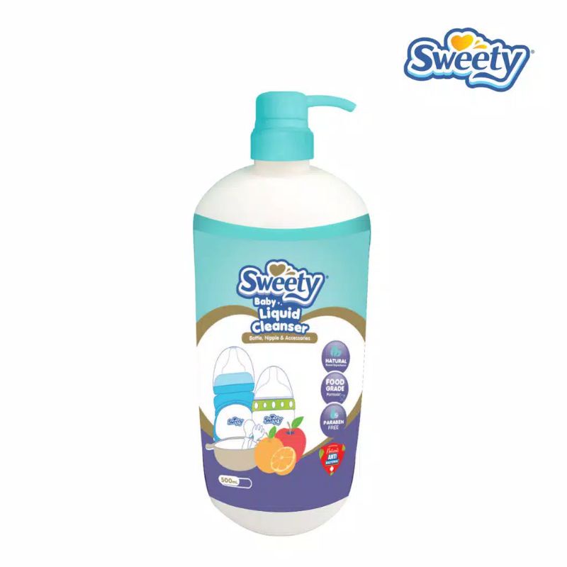 Sweety Baby Liquid Cleanser Bottle Nipple Baby  500ml - Sweety Sabun Cuci Botol Bayi Aksesories Bayi