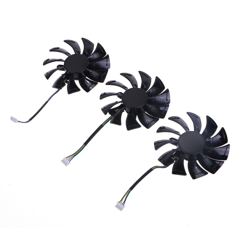 Bt 3Pcs 87MM GA91S2H VGA Fan Untuk ZOTAC RTX3090 3080 3070 3060ti AMP Kartu Grafis Kipas Pendingin 4Pin 12V 0.5A