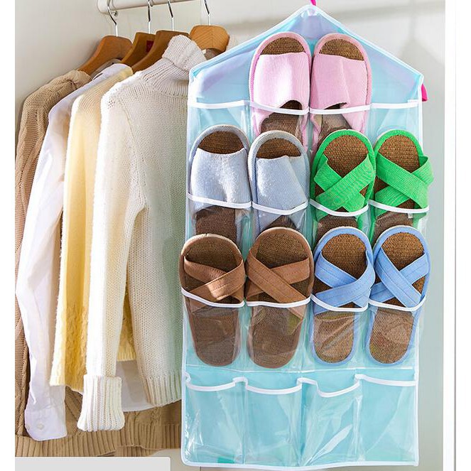 Pouch Hanging Organizer Serbaguna / Rak Celana Dalam Gantung Underwear Organizer / TS-68