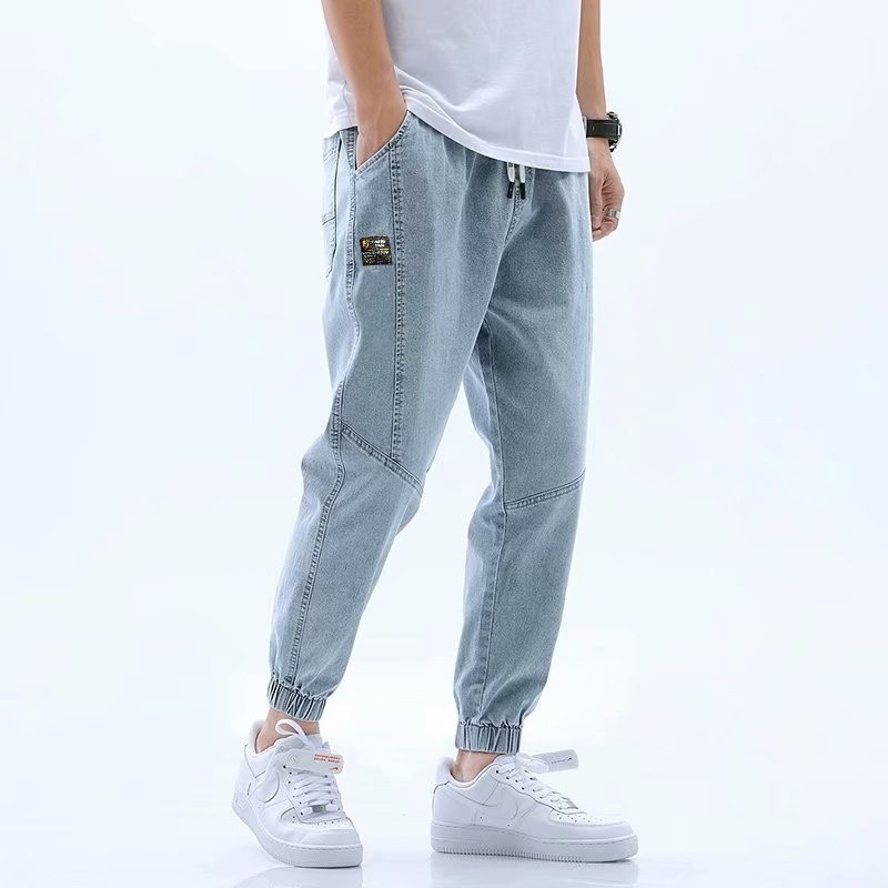 Celana Jogger Jeans Pria Original Pinggang Karet Celana Jeans Panjang Pria Joger Stretch Distro