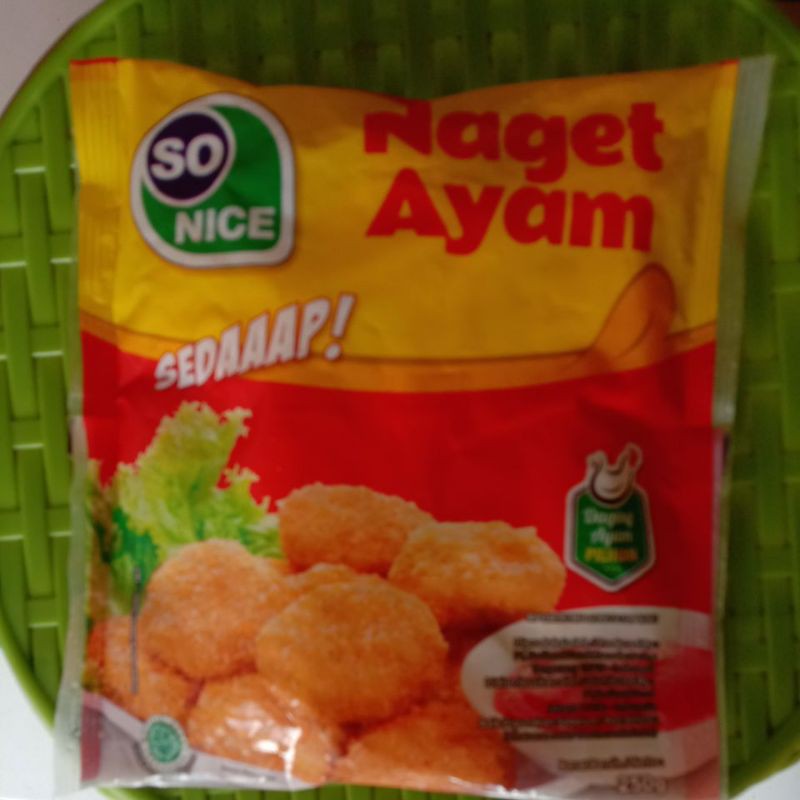 

Nugget ayam sonice sedaap 250 gr