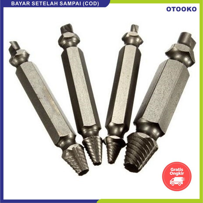 Screw Remover Pencabut Pelepas Baut Tarik Paku skrup sekrup Rusak