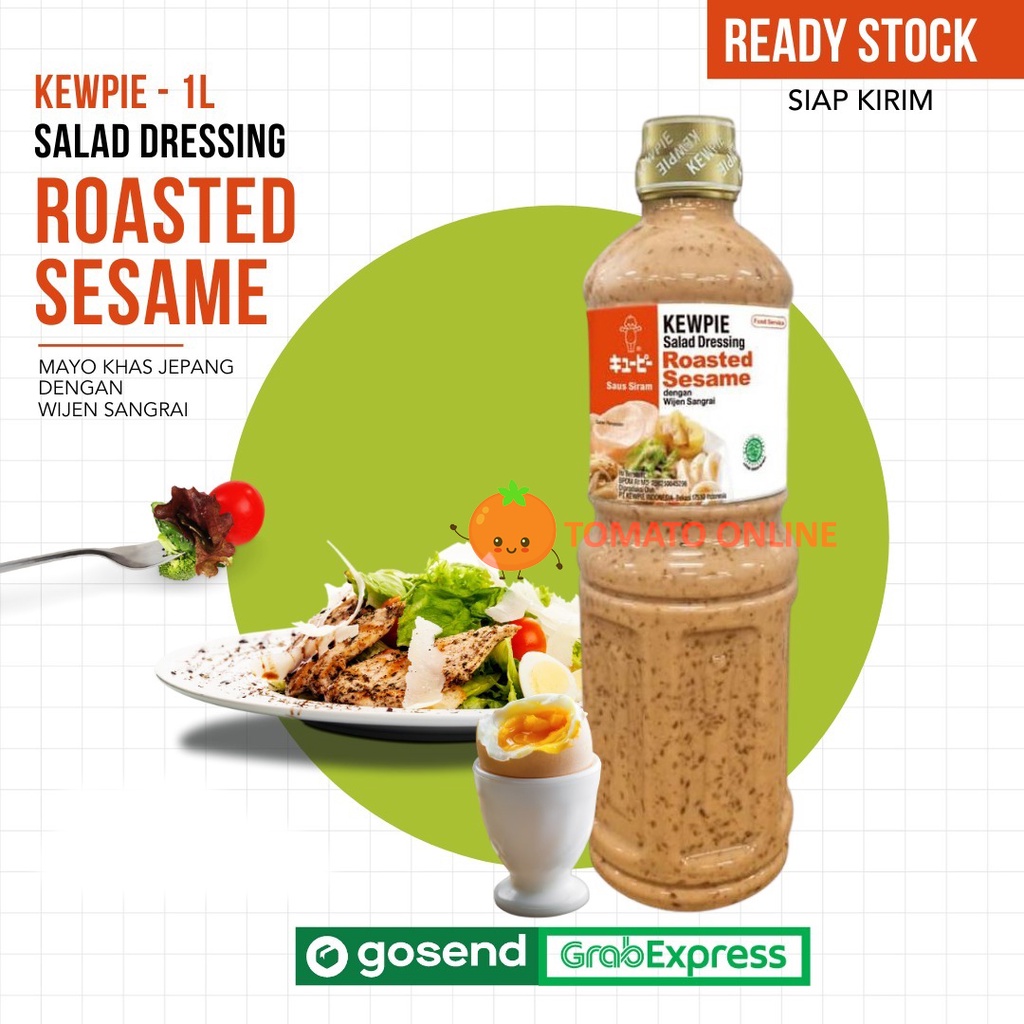 Kewpie Roasted Sesame Salad Dressing 1 liter lt L / 1liter 1ltr 1lt 1L