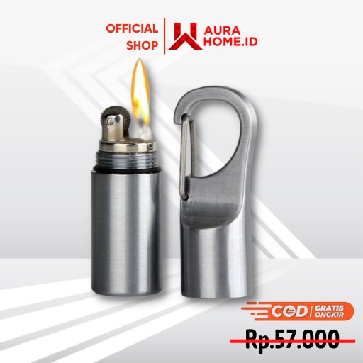 Gantungan Kunci Korek Api Dolphin Lighter Waterproof / Mancis Firetric Korek Api Minyak Gas Butane A