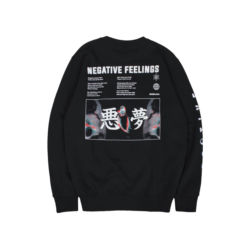 Sweater Dobujack Evacuation Black Edition Crewneck Dobujack Evacuation / Jaket Coach