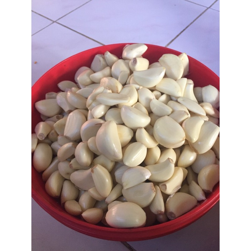 

Bawang putih kupas250gr/1kg