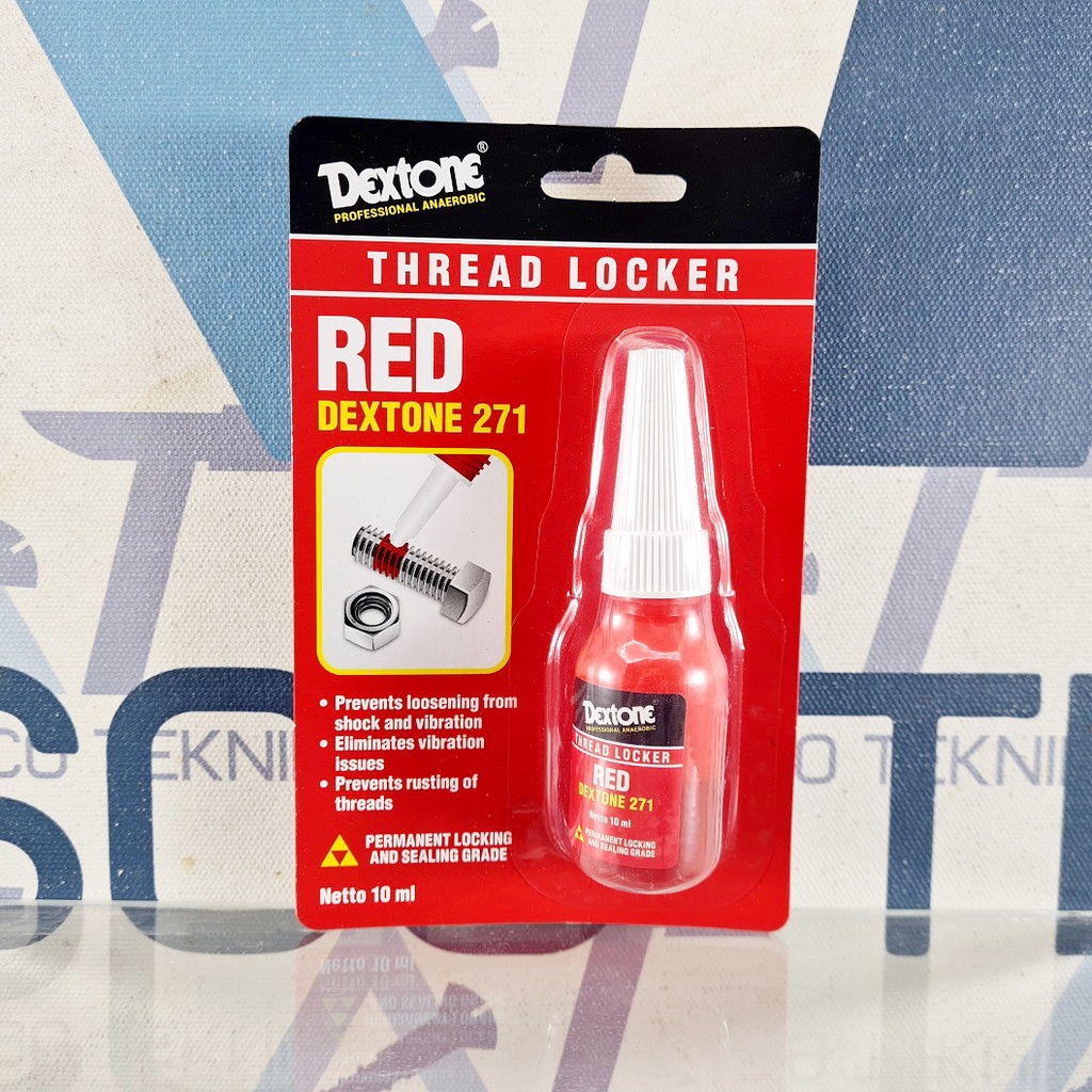 

DEXTONE 271 LEM BAUT THREAD LOCKER PERMANENT PERMANEN RED