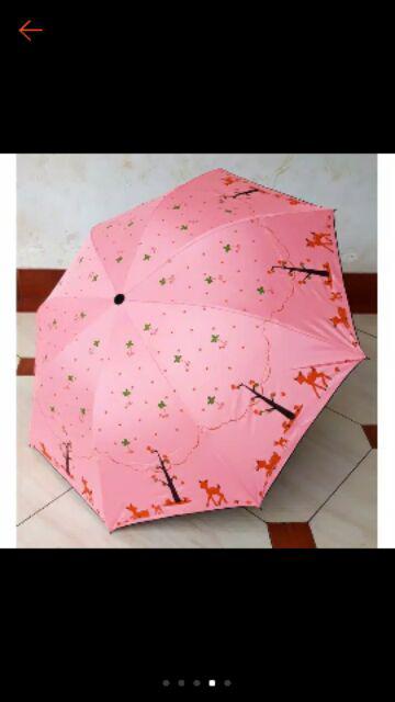 Payung Lipat 4 Fancy Karakter Kancil Anti Uv Merk Osaka Bw-113