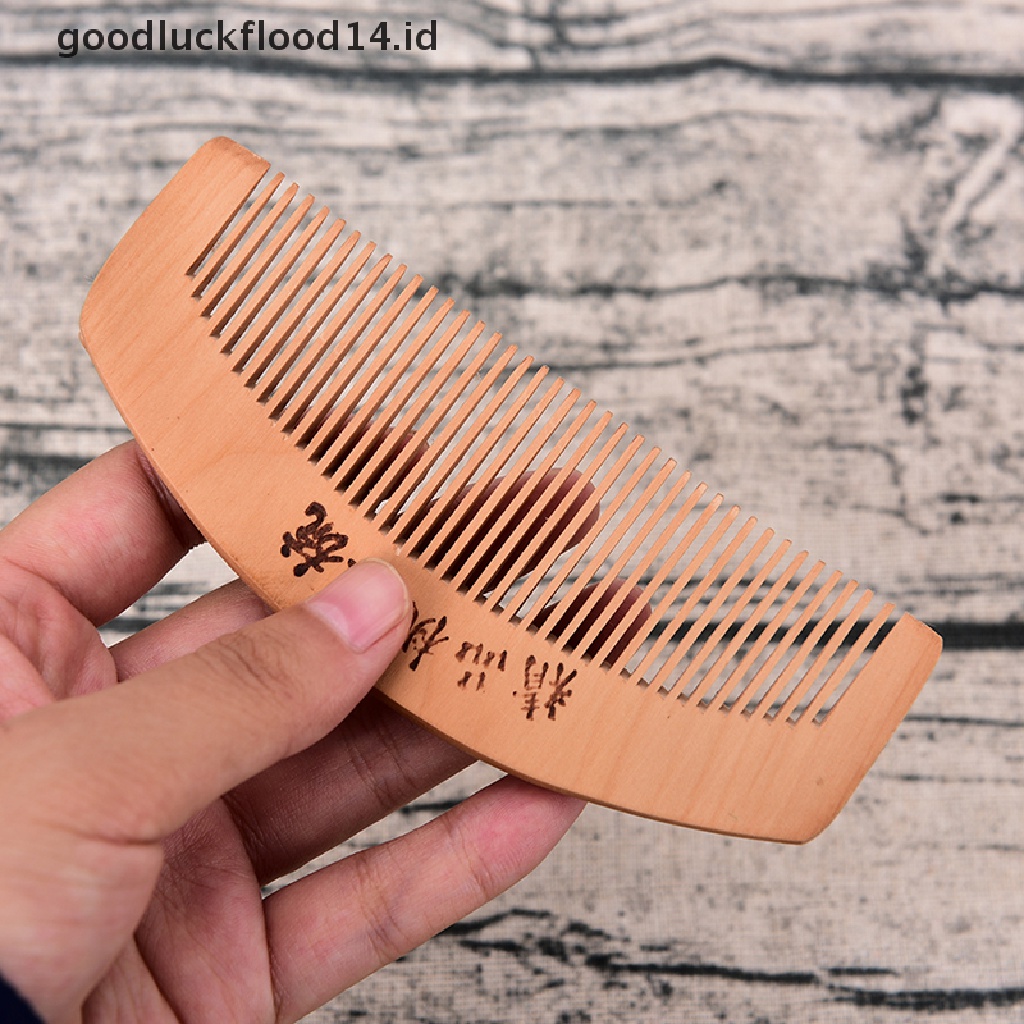 [OOID] Wood comb beard comb fine tooth comb massage hair comb mustache comb ID