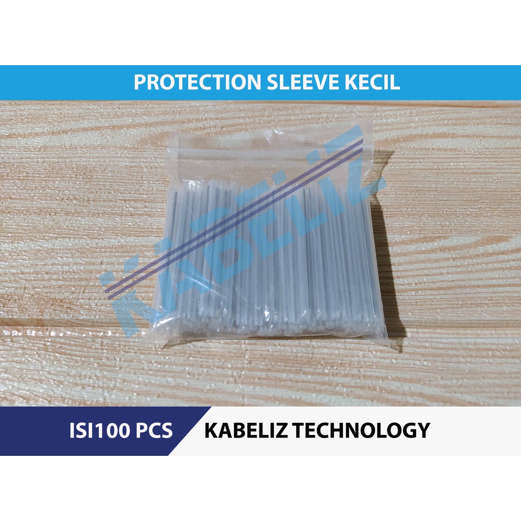 Protection Sleeve Kecil Ukuran 60mm Core Fiber Optik Protector Pelindung Kabel Optik selongsong