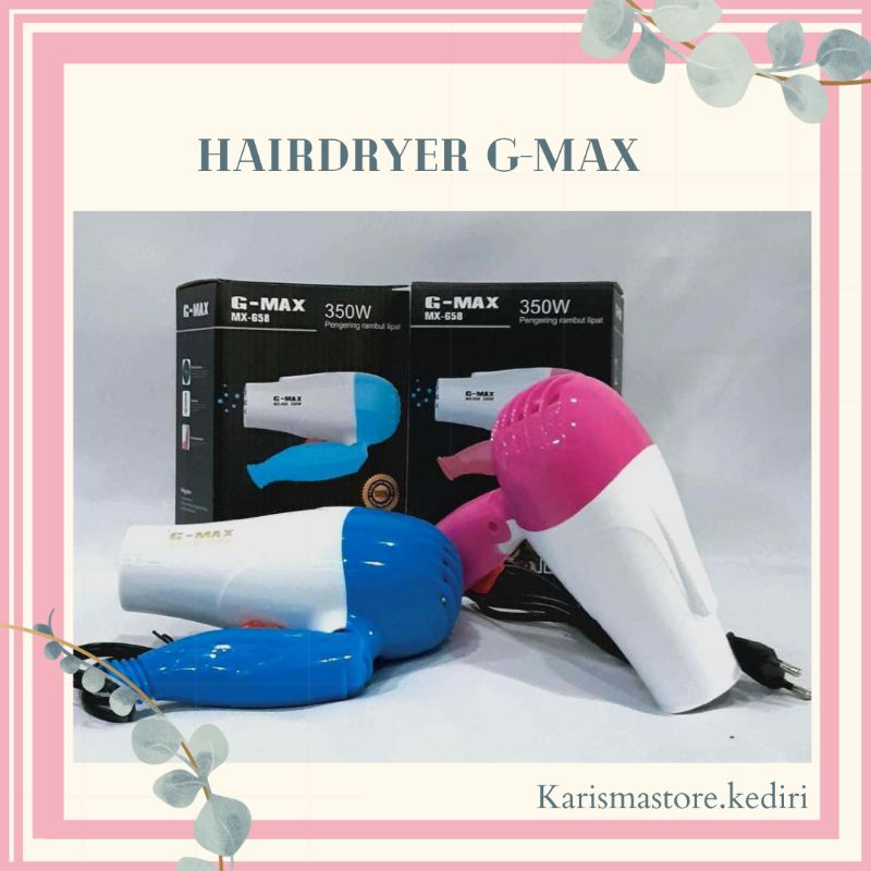 HAIRDRYER G-MAX || Alat Pengering Rambut/Pengering Rambut Lipat