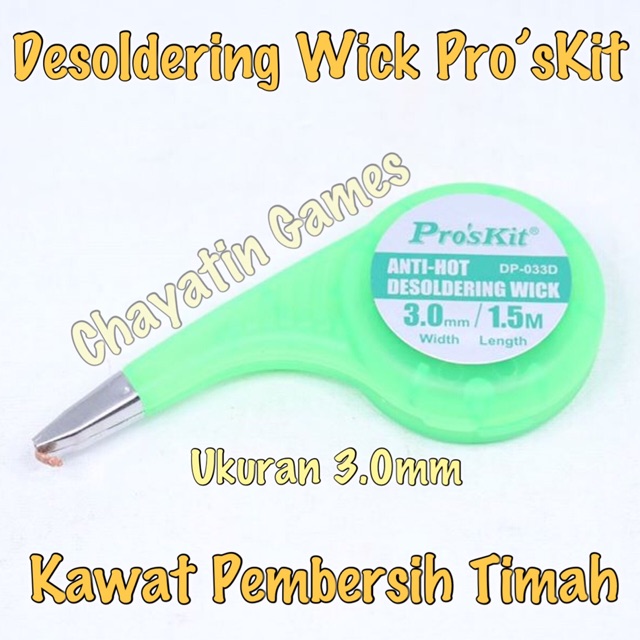 Desoldering Wick Pro’sKit