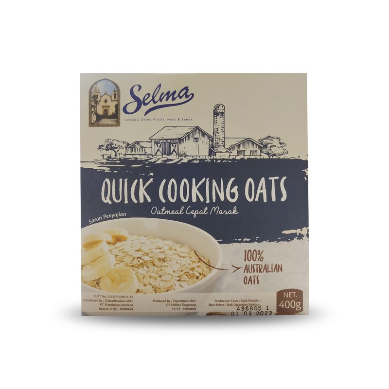 

selma quick cooking oats 400gr | granola | oats | muesli | cereal